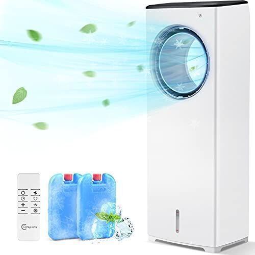 COMFYHOME Bladeless Evaporative Cooler, 2-in-1 Windowless Portable Air Conditioner with Remote  - Lot 316