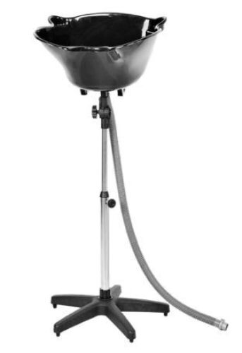 Height Adjustable Shampoo Bowl Basin Sink with Drain Tube  - Lot 347
