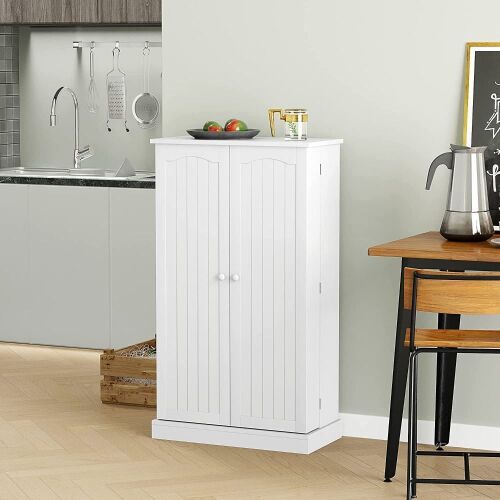 HOMEFORT Kitchen Pantry Storage Cabinet with 6 Adjustable Shelves - Lot 695