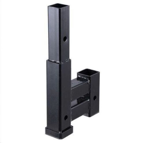 17" X 9" Dual Hitch Receiver Trailer Extender Extension Bicycle Adapter Rack - Lot 861
