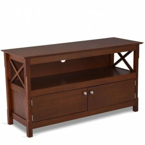 44" Wooden Storage Cabinet Tv Stand  - Lot 277