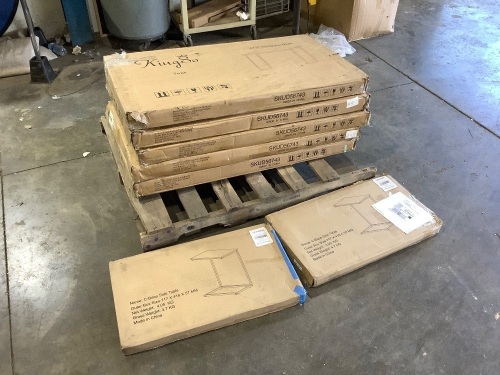 Pallet of C side Desk tables and Desk - Lot 769
