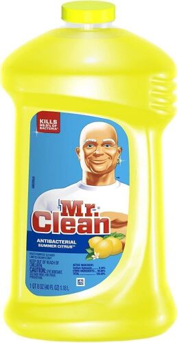 Case of (10) Mr Clean All Purpose Antibacterial Cleaner, Summer Citrus, 40 Oz  - Lot 723