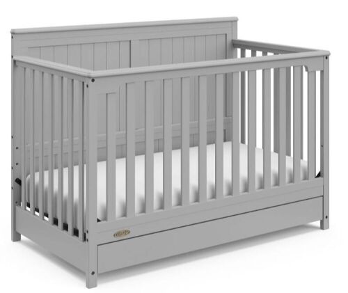 Graco Hadley 4-in-1 Convertible Crib with Drawer - Lot 180