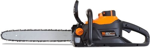 WEN 40417 40V Max Lithium Ion 16-Inch Brushless Chainsaw with 4Ah Battery and Charger  - Lot 742