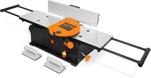 WEN JT833H 10-Amp 8-Inch Spiral Benchtop Jointer with Extendable Table  - Lot 49