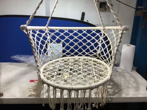 Woven Rope Swing Chair - Lot 907