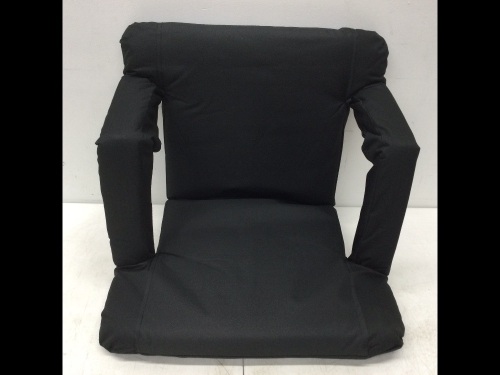 NOVA MICRODERMABRASION PORTABLE STADIUM SEAT CHAIR RECLINING SEAT FOR BENCH BLEACHERS W/PADDED CUSHION SHOULDER STRAPS 6 RECLINING POSITONS WATER RESISTENT,NEW - Lot 6
