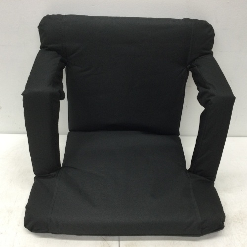 NOVA MICRODERMANRASION PORTABLE STADIUM SEAT CHAIR RECLINING SEAT FOR BENCH BLEACHERSW/PADDED CUSHION SHOULDER STRAPS 6 RECLINING POSITIONS,APPEARS NEW - Lot 8