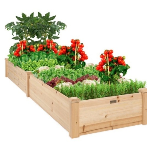 8x2ft Wooden Raised Garden Bed Planter for Garden, Lawn, Yard,APPEARS NEW - Lot 21