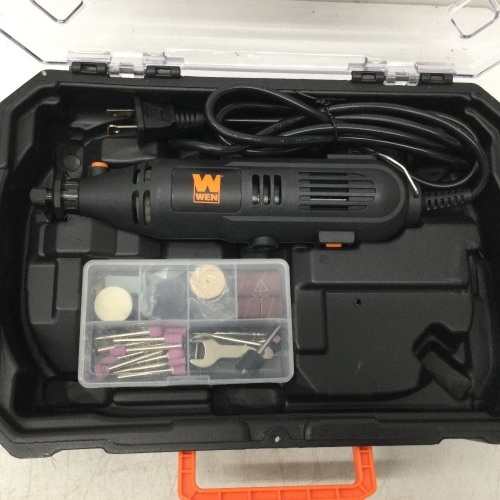 WEN 23103 1-Amp Variable Speed Rotary Tool with 100+ Accessories, Carrying Case and Flex Shaft,APPEARS NEW - Lot 46