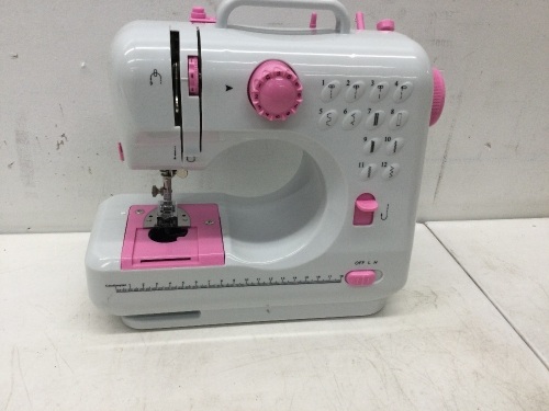 6V Portable Foot Pedal Sewing Machine w/ 12 Stitch Patterns,E-COMMERCE RETURN - Lot 74