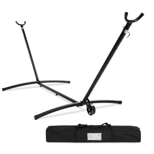 Portable Heavy-Duty Steel Hammock Stand w/ Built-In Wheel, Case - 9ft,E-COMMERCE RETURN - Lot 109
