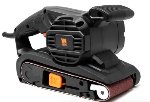 WEN HB6319 6.3-Amp 3-by-18-Inch Handheld Portable Belt Sander,E-COMMERCE RETURN - Lot 132