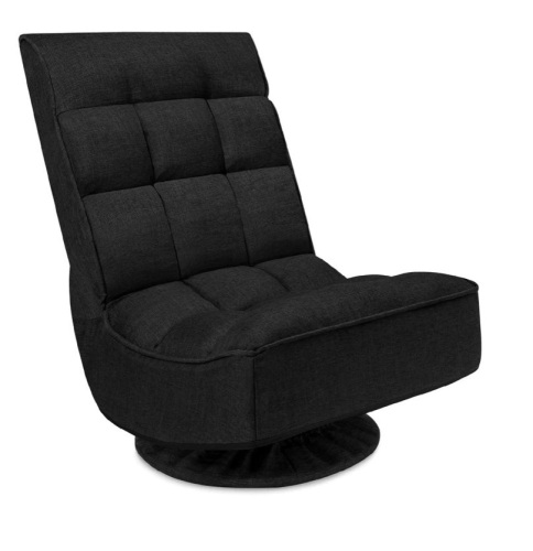 Folding Floor Gaming Chair w/ 360-Degree Swivel, 4 Adjustable Positions, E-COMMERCE RETURN - Lot 160