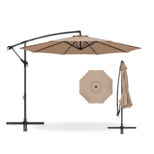Offset Hanging Patio Umbrella - 10ft,APPEARS NEW - Lot 93