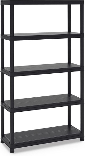 TOOMAX 180 x 100 x 40cm Universal Shelving 104-5 Maxi Shelf Unit with 5 Shelves - Black   - Lot 919