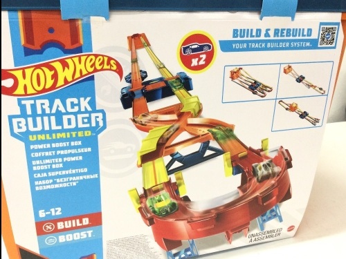 Hot Wheels Track Builder Unlimited Power Boost Box Compatible,NEW - Lot 111
