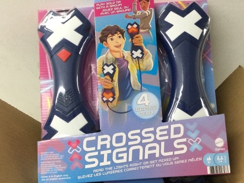Crossed Signals Electronic Game For Families & Kids 8 Years Old & up,NEW - Lot 137