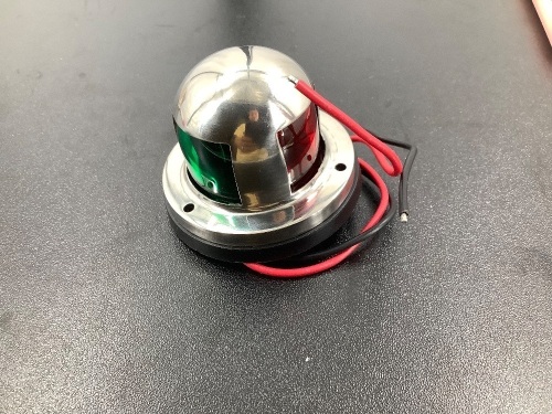 Boat Yacht Light Stainless Steel 12V LED Bow Navigation Light, Appears New, Untested