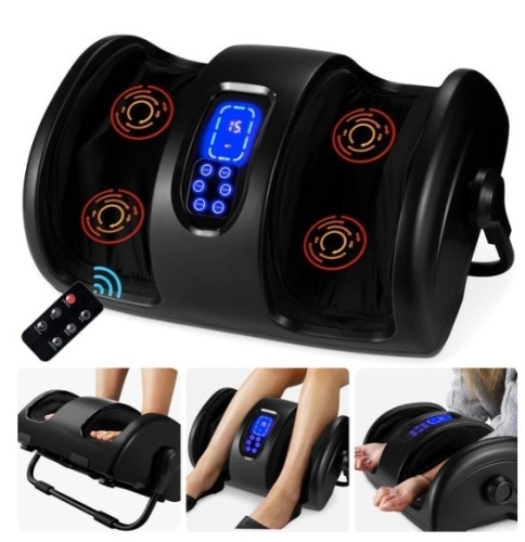 Reflexology Shiatsu Foot Massager w/ High-Intensity Rollers, Remote Control, Appears New