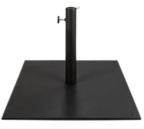 Steel Umbrella Base, Patio Stand w/ Tightening Knob & Anchor Holes - 38.5lb - Lot 229