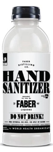 Faber Hand Sanitizer 16oz PET bottles- 12 pack - Lot 365