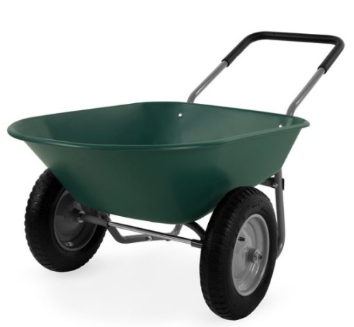 Dual-Wheel Wheelbarrow Garden Cart - Lot 371