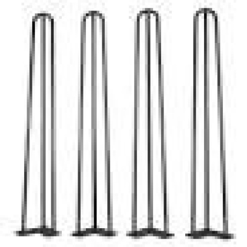 WEN PRODUCTS  Model # TL28B 28 Inch Mid Century Modern Table Legs  - Lot 42