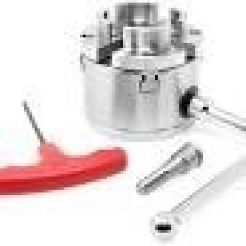 WEN PRODUCTS  Model # LA4275 : 2.75 Inch 4 Jaw Self Centering  Keyed Lathe  - Lot 51