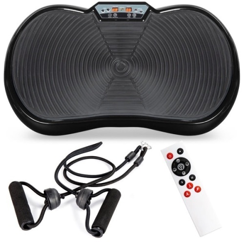 BCP # 3197 : Vibration Plate  Exercise Machine Full Body Fitness Platform W / Bands And Remote - Lot 80