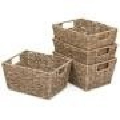 BCP # 4224 : Set of 4 - Multipurpose Stackable Organizer Baskets  - Lot 99