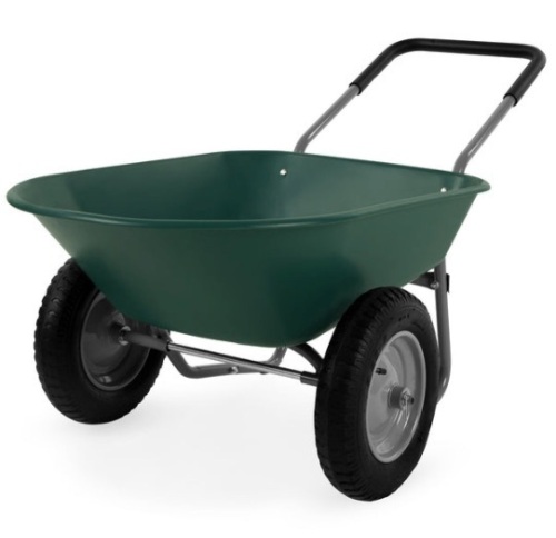 Dual-Wheel Wheelbarrow Garden Cart - Lot 447
