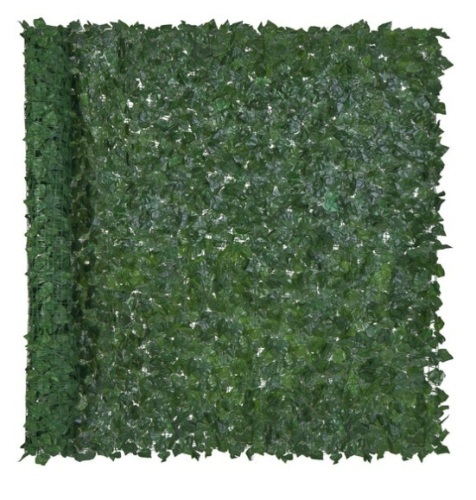 Outdoor Faux Ivy Privacy Screen Fence, 96x72in - Lot 607