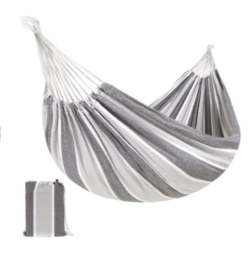 2-Person Brazilian-Style Double Hammock w/ Portable Carrying Bag, Steel - Lot 684