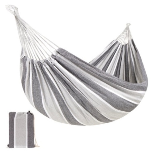 2-Person Brazilian-Style Double Hammock w/ Portable Carrying Bag, Steel - Lot 693