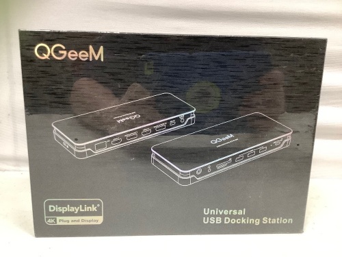QGeeM USB Docking Station, New, Retail 79.99 - Lot 22
