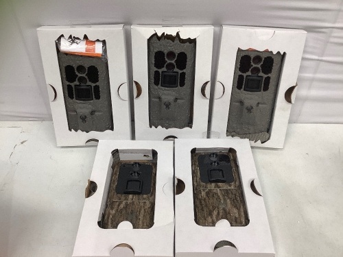 Lot of (5) Wildgame Innovations Trail Cameras, Untested, E-Commerce Return, Retail. 799.95 - Lot 168