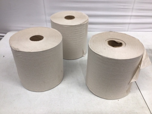 Lot of (3) Rolls Hardwound Paper Towels, E-Commerce Return - Lot 190