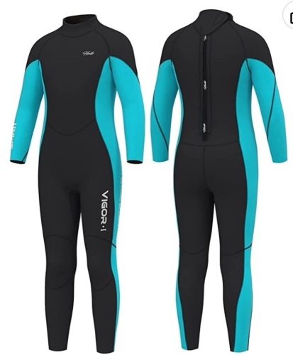 Hevto Kids Wetsuit, 14, E-Commerce Return, Retail 41.85 - Lot 202