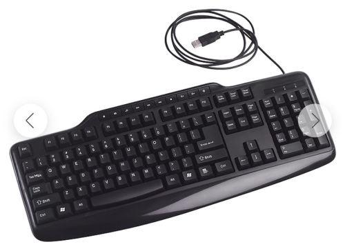 Staples Wired Keyboard, Untested, Appears New, Retail 10.29 - Lot 216