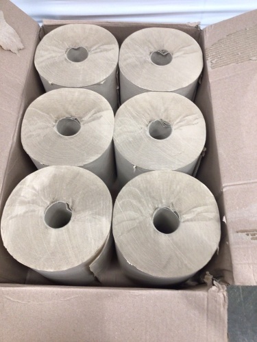 Box of 6 Rolls Hardwound Paper Towels, E-Commerce Return - Lot 221