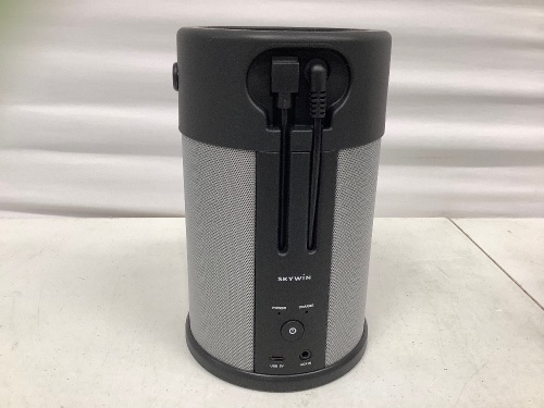 Skywin Wireless Portable Speaker, Powers Up, Appears new, Retail 49.99 - Lot 452