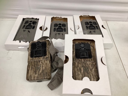 Lot of (5) Wildgame Innovations Trail Cameras, Untested, E-Commerce Return, Retail 799.95 - Lot 472