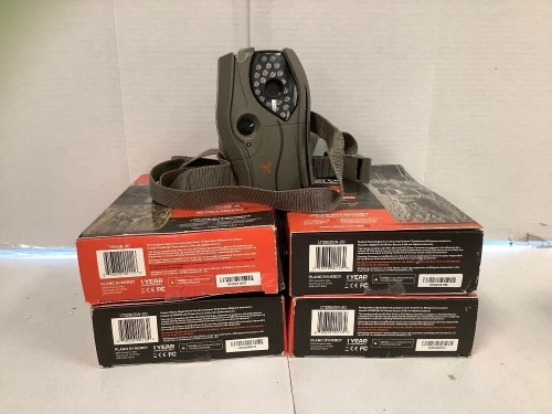Lot of (5) Wildgame Innovations Trail Cameras, Untested, E-Commerce Return, Retail. 799.95 - Lot 475