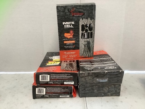 Lot of (5) Wildgame Innovations Trail Cameras, Untested - Lot 338
