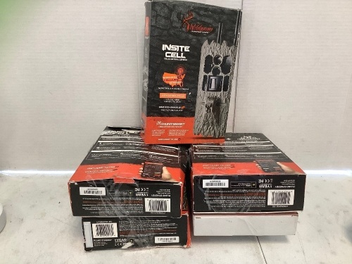Lot of (5) Wildgame Innovations Trail Cameras, Untested, E-Commerce Return, Retail 799.95 - Lot 526