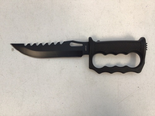 Tactical Knife w/ Sheath, E-Commerce Return - Lot 327