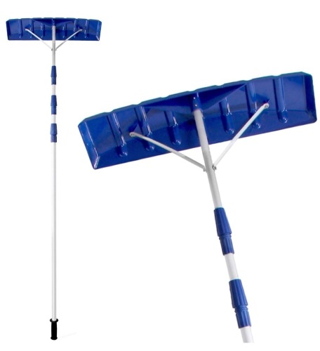 Ohuhu 21 ft Adjustable Telescoping Snow Roof Rake, E-Commerce Return, Retail 58.00 - Lot 530