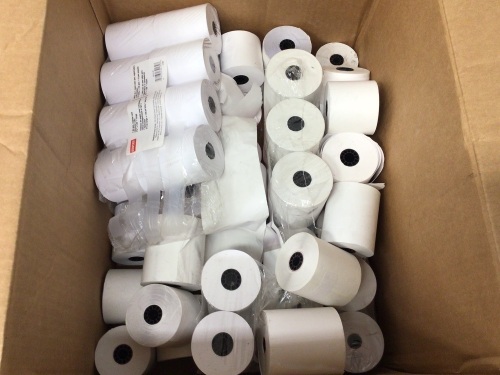 Box of Printer Paper Rolls, E-Commerce Return - Lot 554